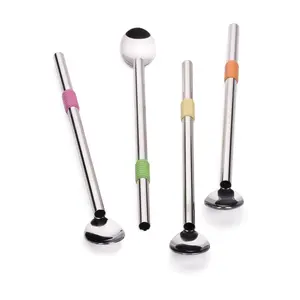 RSVP Set of 4 8.5" Reusable Spoon Straws