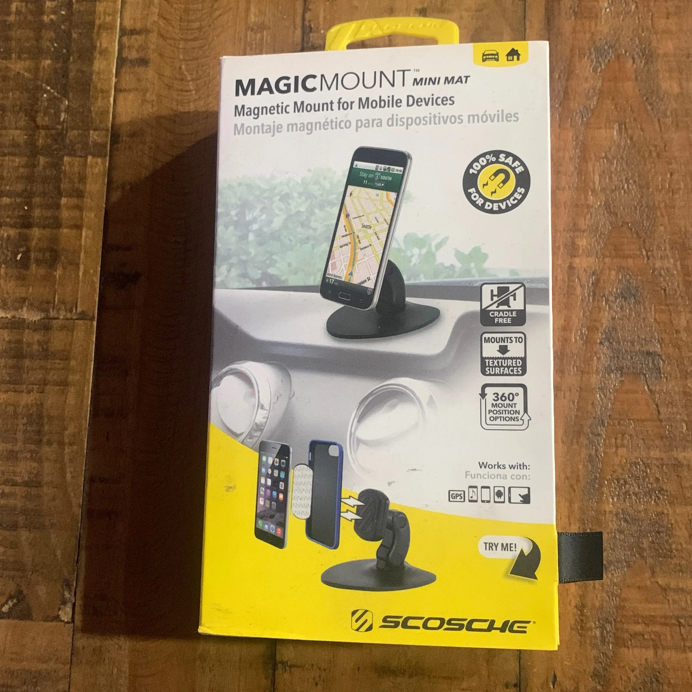 Magic mount magnetic for mobile device