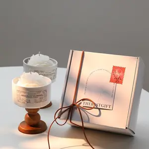 Christmas Gift Candles Handmade Camellia Scented Candle ,Anniversary Gift Candle，Soy Wax, Smokeless, Perfect for Weddings, Birthdays