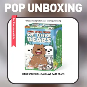 Unboxing-MEGA SPACE MOLLY 400% WE BARE BEARS-3.0