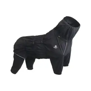 Dog Raincoat for Medium & Large Dogs — Waterproof, Weatherproof Softshell Jacket with Four Legs, Winter Warm Pet Clothing