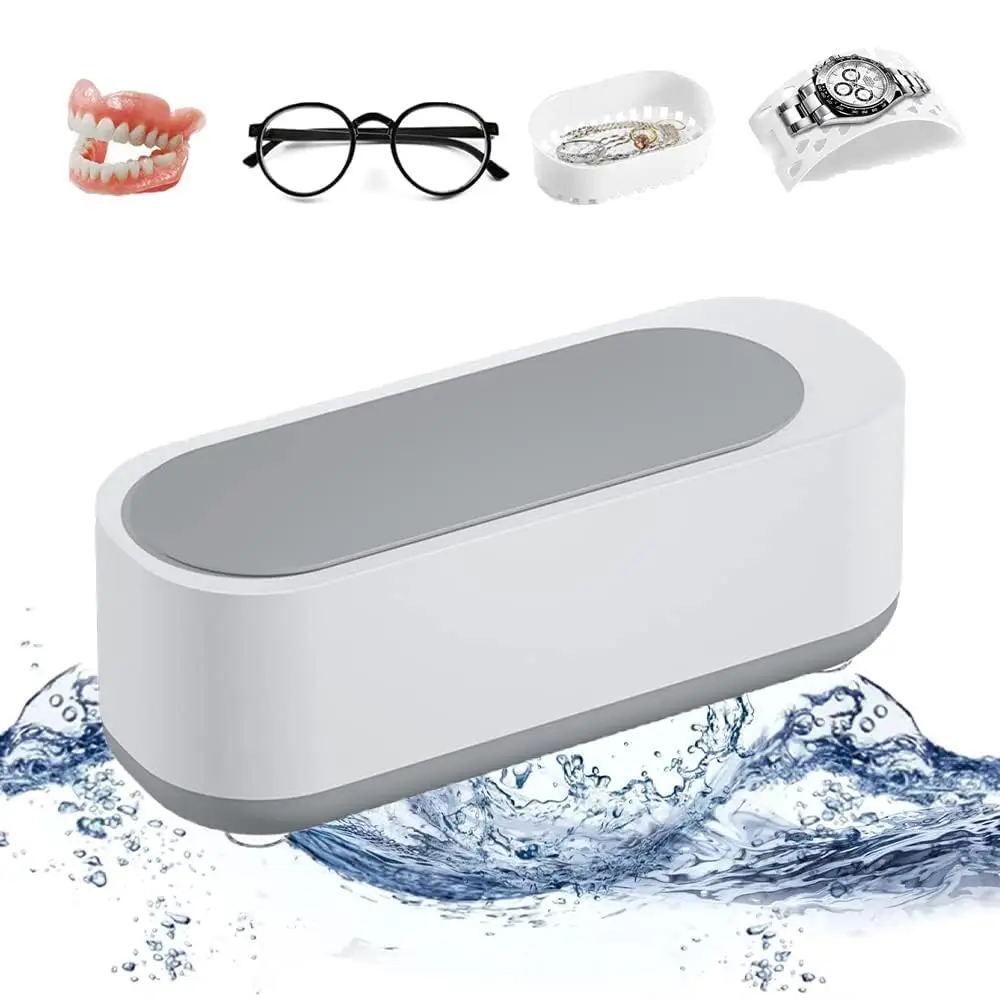 Multifunctional Ultrasonic Cleaner with Sterilization,Professional Cleaner Machine for Cleaning, Earrings, Glasses, Jewelry, Rings, Portable Cleaner