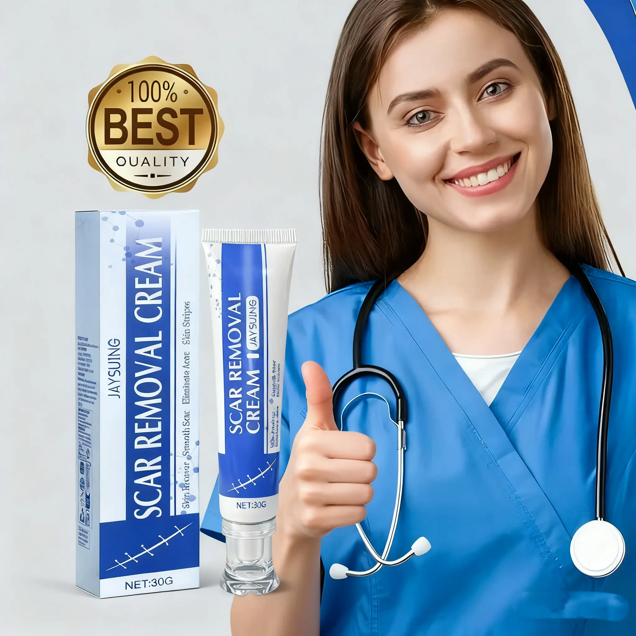 Active Skin Scar and stretch mark removal Mole Reduce Serum-Gentle Cleansing & Nourishing Formula - For Face &Neck Smoothing -Non-Greasy 30g -Hydrating & Anti-Aging-Vitamin C Boost -Sensitive Skin Friendly