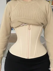 Women's Shapewear Waist Cincher, Corset Style Shapewear, Body Shaper, High Stretch Shaper, Tight-Fitting Compression Pressure Belt, Fitness Shapewear Belt, Back Training Support, Postpartum Body Recovery, All Seasons Wear, Casual, Underwear