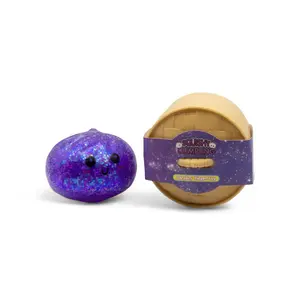 Mini Glitter dumpling squishy toy