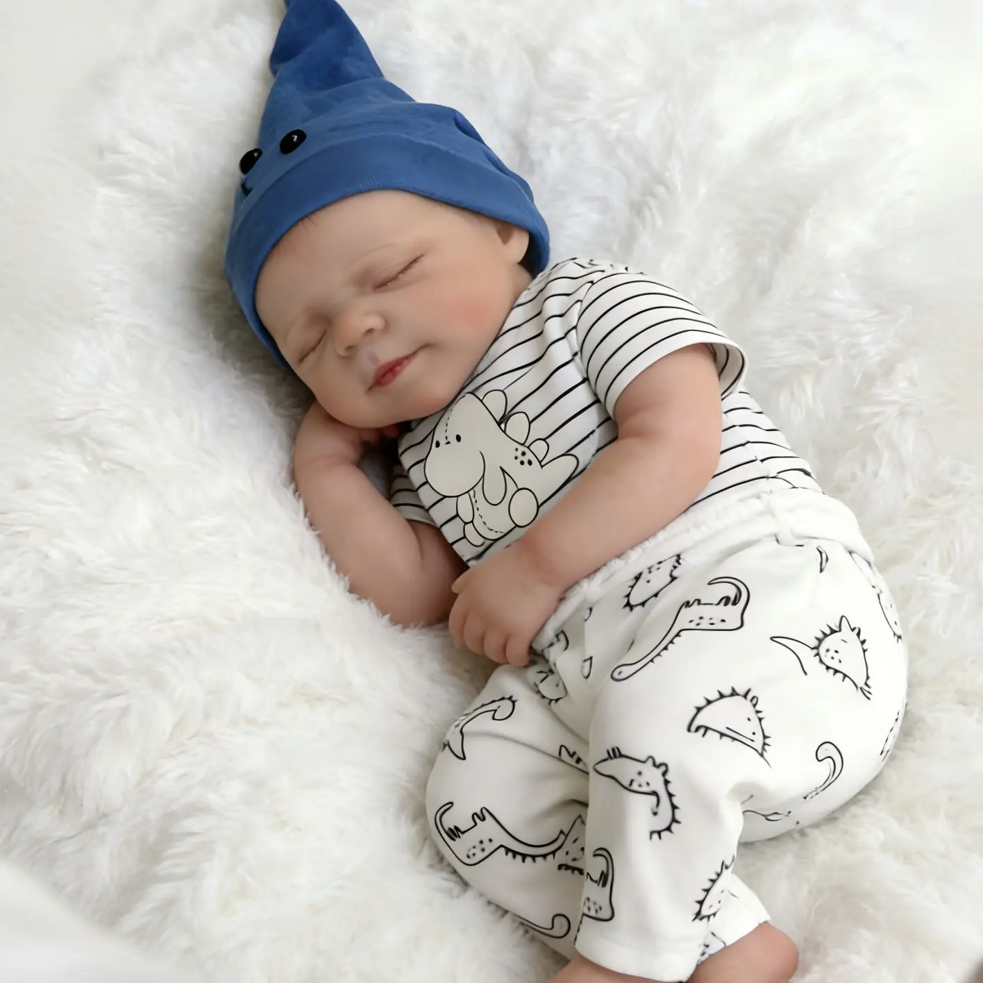 Lifelike Reborn Baby Dolls 20 Inch Full vinyl body Real Life Baby Dolls gifts for Mother's Day Valentine's Day Children's Day & Christmas