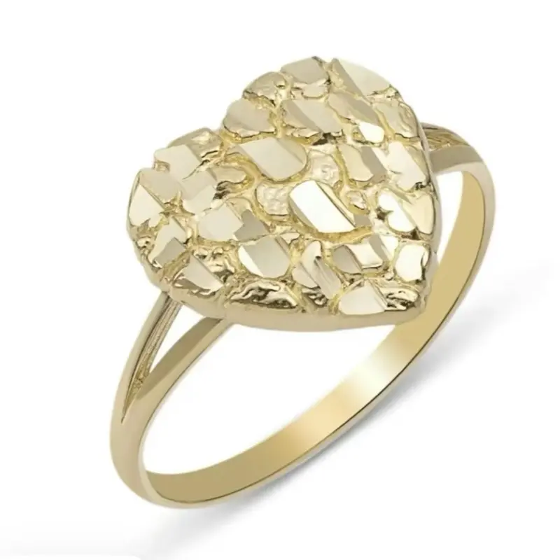 Heart Nugget Ring