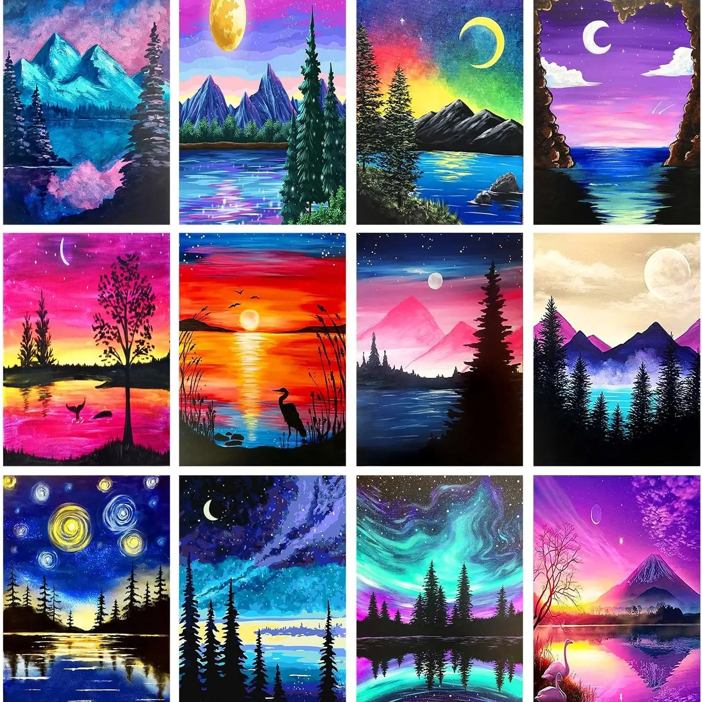 Adult Diamond Painting Kit, DIY Round Full Drill Art Set, Craft, Beginner Friendly, Home Wall Decor, Unique Gift Idea, DIY Kits, Diamond Art Tools, Diy Diamond Arts, 12 Counts