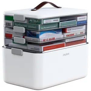Multi-Purpose Home Storage Box, Large Medicine Organizer & Sundries Storage Container, Versatile Organizer For Kitchen, Bedroom & Bathroom