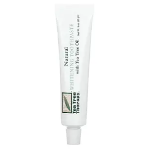 Tea Tree Therapy Natural Whitening Toothpaste, with Tea Tree Oil, 3 oz (85 g)
