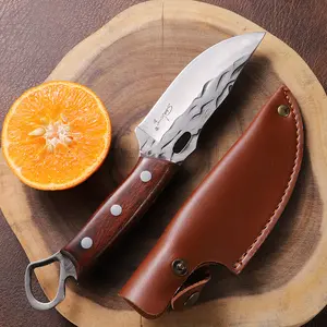 High-quality stainless steel kitchen knife, suitable for kitchen cooking, camping, and barbecues, a holiday gift for the man of the house