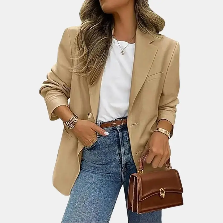 PrettyGarden Women's Blazers for Business Casual with Long Sleeve Lapel, Open Front, and Pockets - Womenswear PrettyGarden Women's Blazers for Business Casual with Long Sleeve Lapel, Open Front, and Pockets - Womenswear