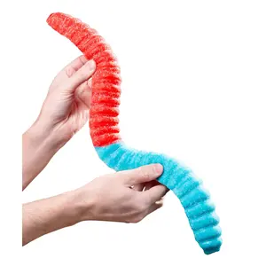 Giant 2-Pound Sour Gummy Worm - Unique Sour Flavor with Unique Texture Candy Snack