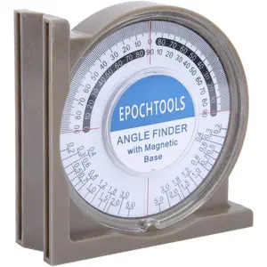 Magnetic Angle Finder,0-360 Degrees Multifunctional Slope Inclinometer Angle Finder Meter Measuring Tool
