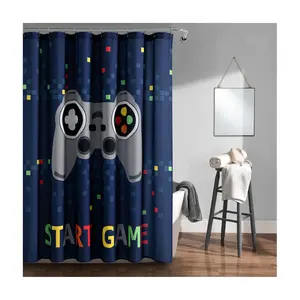 Lush Decor Video Games Shower Curtain Single 72X72