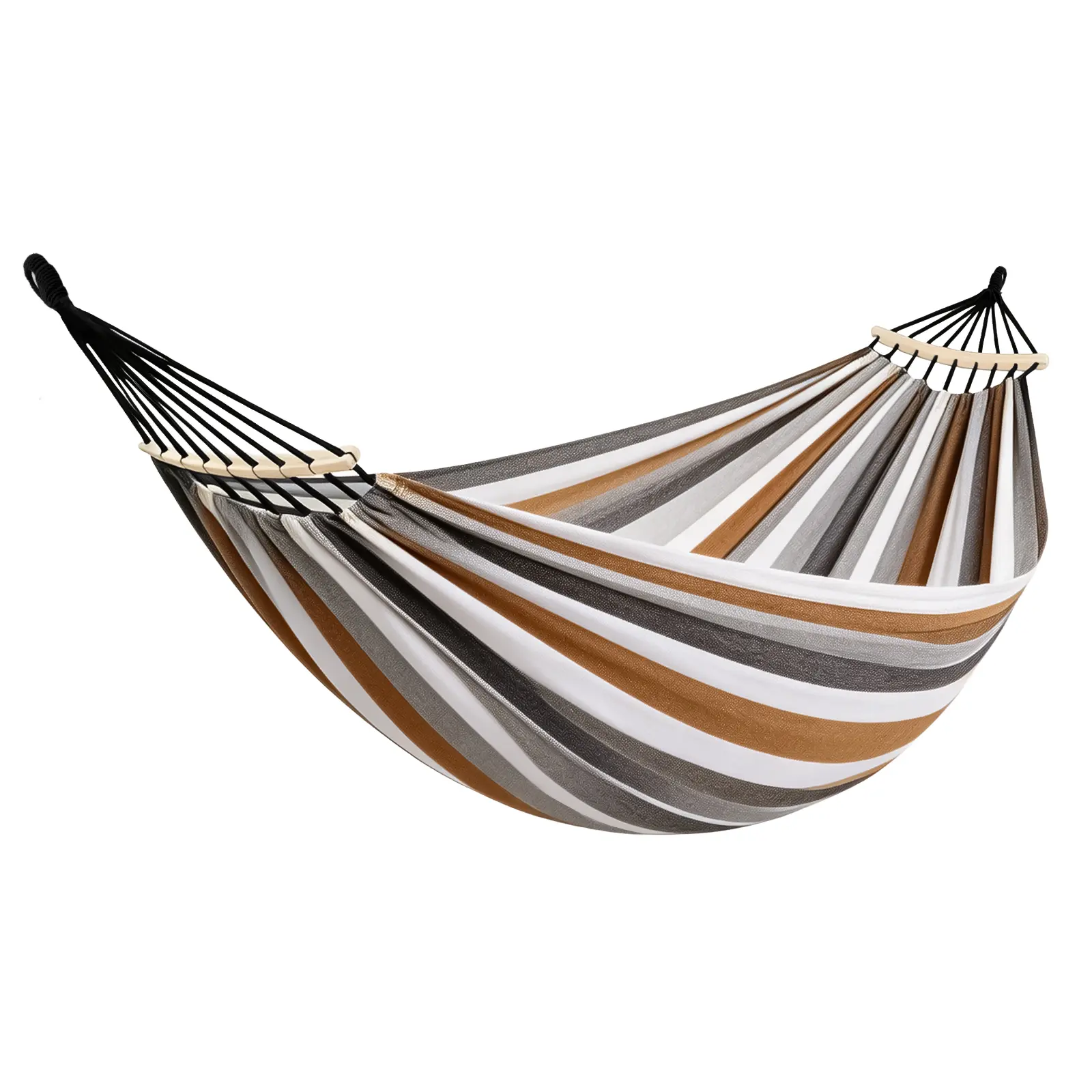 Hamaca Cotton Hammock Portable Camping Hammocks for Hanging Sturdy Garden Comfortable Fabric Hammock Up to 450lbs for Camping Outdoor/Indoor Patio Backyard