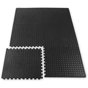Interlocking sports MATS, square puzzle foam tiles, are very suitable for home gym fitness MATS, Exercise Mat, and can be used in garages, basements, and children's/baby play areas for multiple purposes