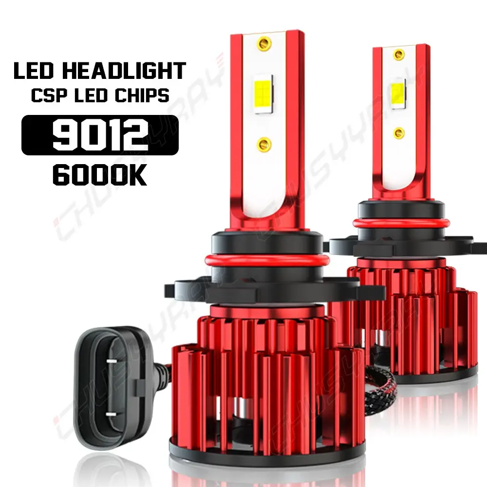 Auto Accessories 2x 9012 LED Headlight Bulbs High Low Beam 8000LM for GMC Acadia 2013 2014 2015 2016 2017 2018 2019 white