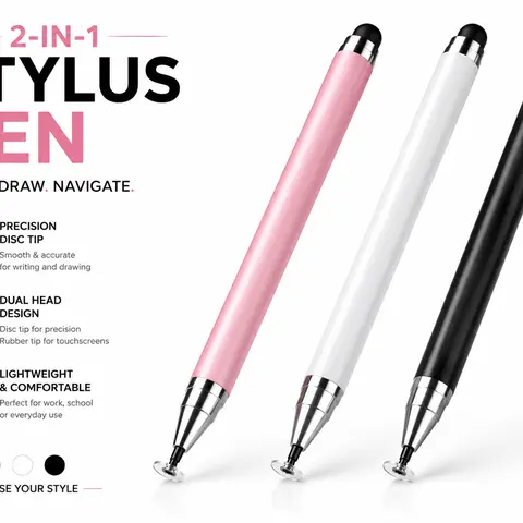 Capacitive Touchscreen Pen - 1-3PCS Universal 2-in-1 Stylus, Phone & Tablet Computer Accessories for Electronic Devices