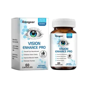 Googeer：Dry eye relief, contains Vitamin C and sodium, provides long-lasting relief from eye discomfort and maintains vision. 60 Softgels