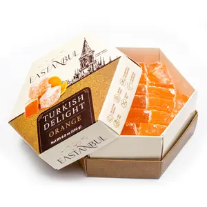 Eastanbul Turkish Delight,Turkish Delight Candy w/Orange Flavor,Lokum,8.8oz
