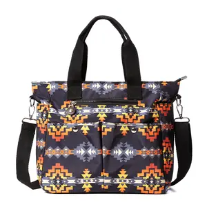 Nu Trendz Aztec Small Tote Bag Southwest Handbags For Women Casual Fashion Messenger Crossbody Shoulder Bag With Zipper Adjustable Strap Large Capacity, Purse