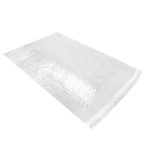 UOFFICE 50 Bubble Out Bags 10" x 15.5" Self-Seal Envelopes for Shipping USPS Clear Bubble Bags for Office Home and Retail Use