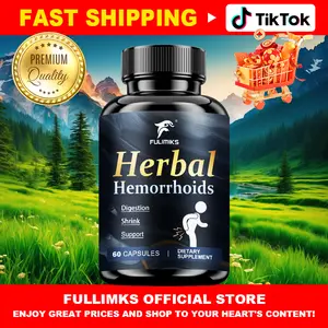 Fulimiks Hem-Control Capsules, Fast Effective Hemorrhoid Treatment Supplement, Promote Symptom Relief, Shrinking of Hemorrhoids, Ease Discomfort, High Absorption