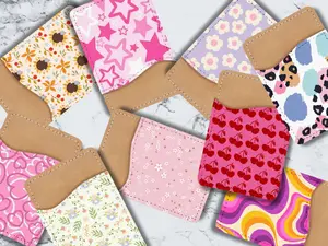 Cute Designs for Phone Wallet, Phone Card Holder, Phone Stick On Wallet, Credit Card Holder, Credit Card Holder, Adhesive Phone Card Holder Cellphone Smartphone