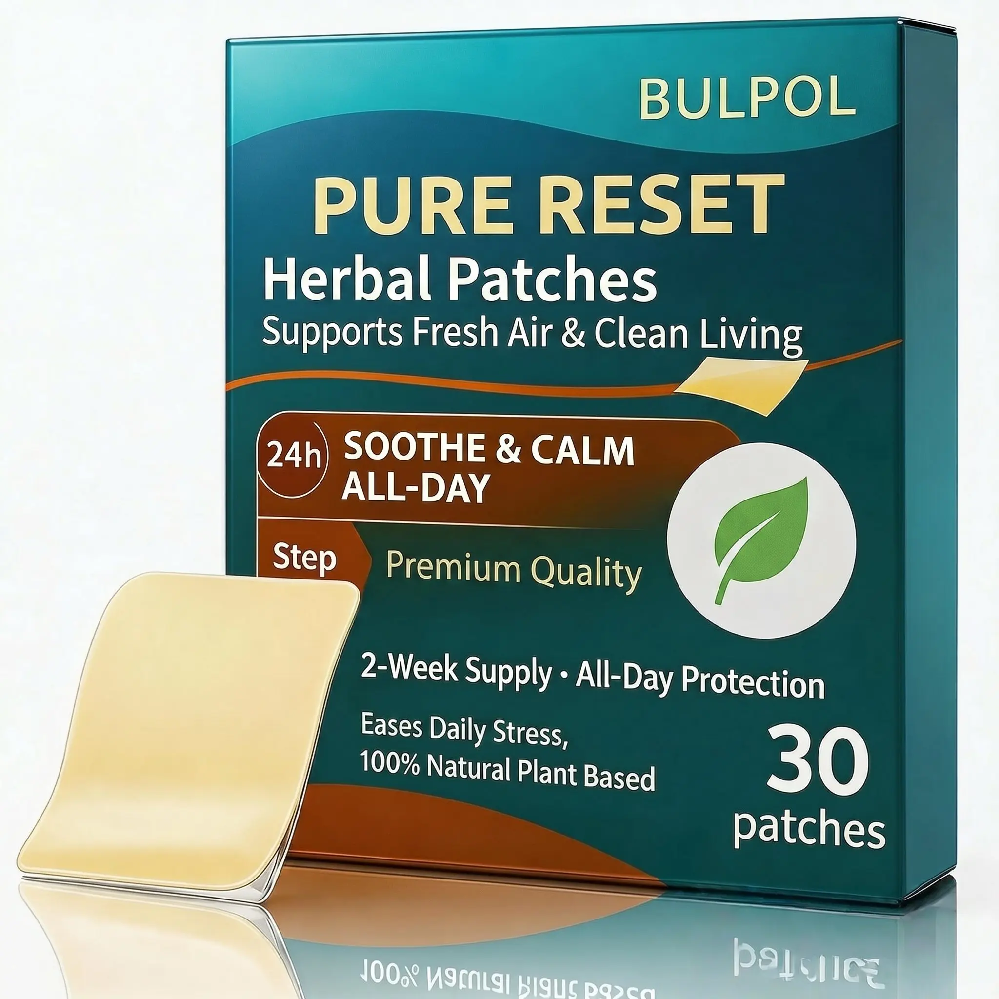 Limited-Time Buy One, Get One Free Offer: Premium Botanical Habit Support Patches - 24H Calm & Relaxation System, Skin-Friendly Slow-Release Plant Formula (30 Pcs)