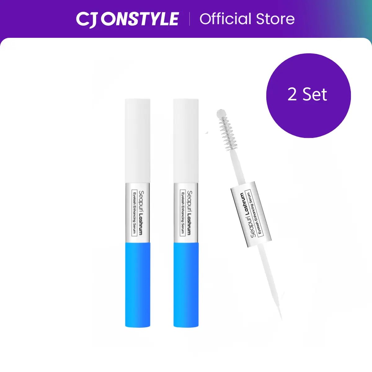 [2SET] Seapuri Lashrum Eyelash Enhancing Serum