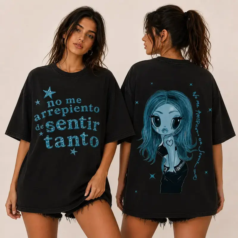 K-Karol New Album No Me Arrepiento De Sentir Tanto Girl Doll Comfort Color Shirt, Tropicoqueta Tee, Tropi Tour 2026, Latina Y2K Graphic Tee, Fan Gift Shirt