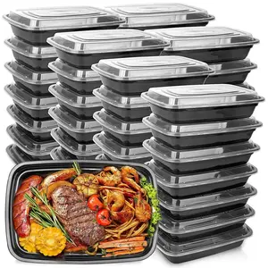 Reusable Food Container with Lid, 20pcs/set Stackable Meal Prep Container, Food Storage Box for Home Kitchen Picnic Office, Utensils
