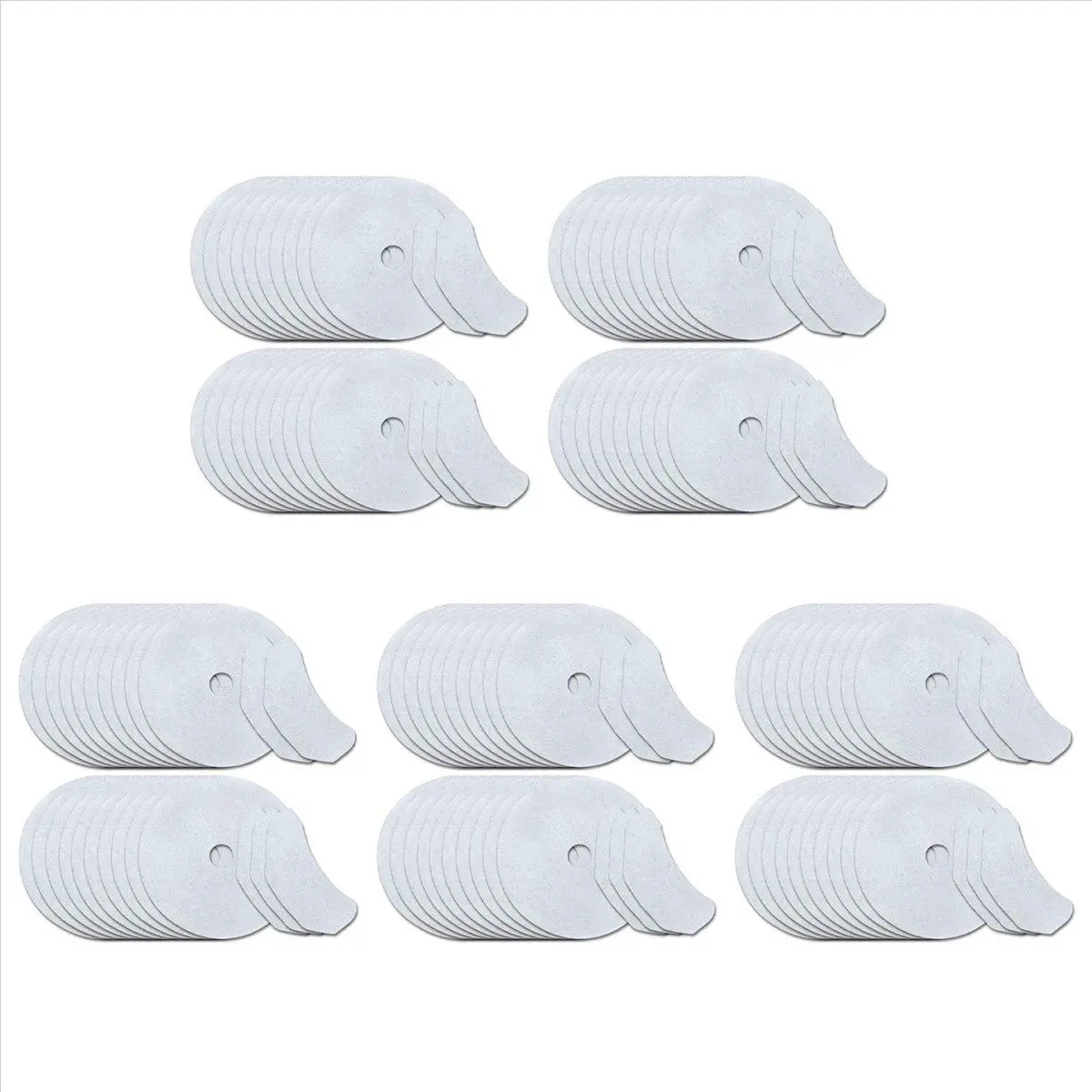 150-Piece Clothes Dryer Exhaust Filter with Lint Removal, Universal Portable Replacement for Panda/Magic Chef/Sonya Dryer Lint Filters, Laundry