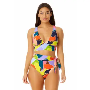 Anne Cole - Women's Soft Band Shirred Bralette Bikini Top