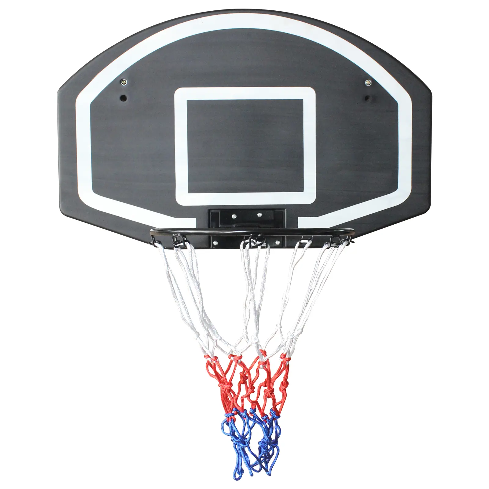 Wall-Mounted Basketball Hoop, 28.5"x18" Large PE Shatter-Proof Backboard, All-Weather Net, Door & Wall-Mounted Indoor Outdoor Basketball Game