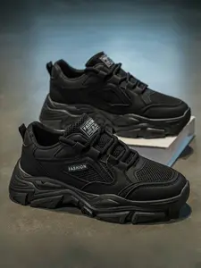 Men's Height-Increase Fashion Walking Shoes | Air-Cooled Knit Design | Modern Classic White Sneakers | Breathable Walking Shoes | Lightweight Breathable Shoes | Trendy Walking Shoes | Casual Walking Shoes | Daily Walking Shoes
