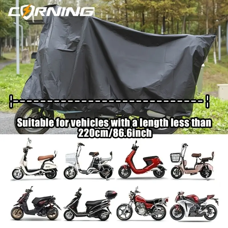 All-Weather Bicycle Cover, Reversible Sunscreen Waterproof Outdoor Cover Protector, Universal Fit, Suitable for Electric Bikes, Motorcycles, Bicycles, Vehicle