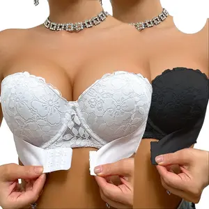 Ecomilky Women’s Seamless Strapless Bandeau Shapewear Bra Set, Nylon, Breathable Comfy Bra, Comfortable Push-Up Design, Bustline Enhancement, Fits Most Cup Sizes, Supportive Shaping, Ideal for Everyday Wear, Hand Washable, Women's Clothes, Bras For Women,