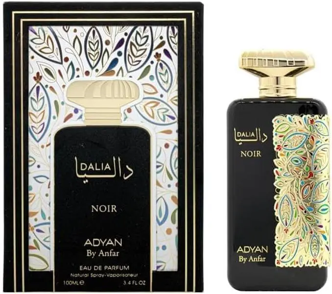 Adyan Dalia Noir Extrait de Parfum for Women - Original Fragrance From Dubai - With Top notes of peach and mandarin orange