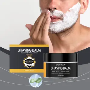 Soothing Shaving Cream for Smooth Skin, Moisturizing and Comfortable Shaving Experience, Portable Skincare for Refreshing Care