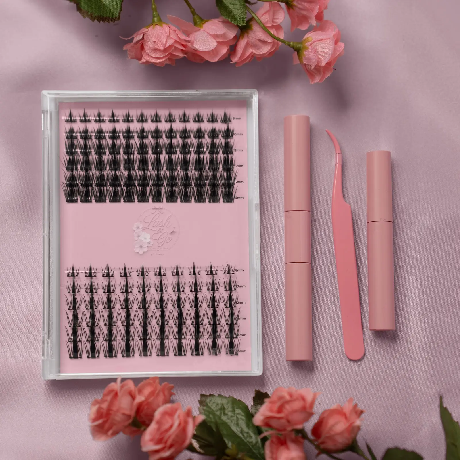 Lash & Luxe DIY Lash Kit - Natural Wispy Cluster Lashes