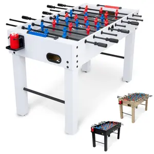 GoSports 48 Inch Foosball Table - White Finish