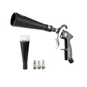 Car Cleaning Gun - 6-9.2 Bar High-Pressure Air Blow Gun with 2 Nozzles for Removing Dirt and Dust