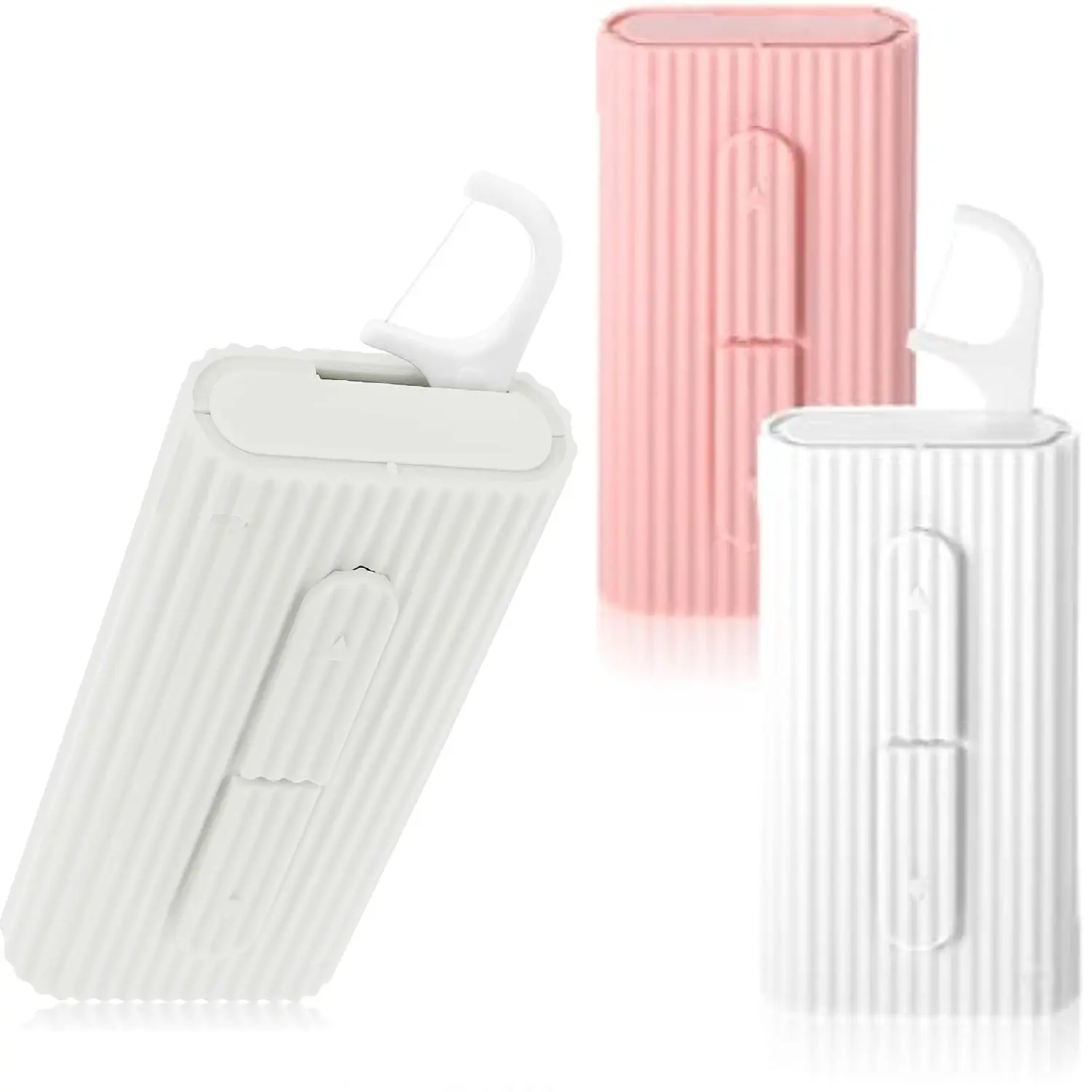 Dental Floss Portable Case Travel Floss Storage Case Toothpicks Dispenser Refillable Dental Floss Container Automatic Organizer