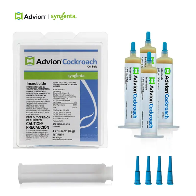 Syngenta Advion Cockroach Gel, 4*30g, 1 plunger 4 tips