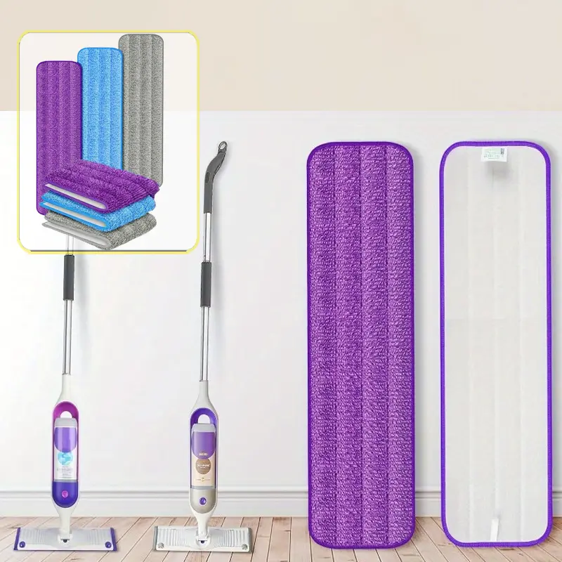 6 pack MicrofiberFlat Squeeze Mop Replacement Pad, reusable Mop Cloth, Cleaning Tool, Cleaning Supplies Disposable Wood hardwood floor cleaning Wooden