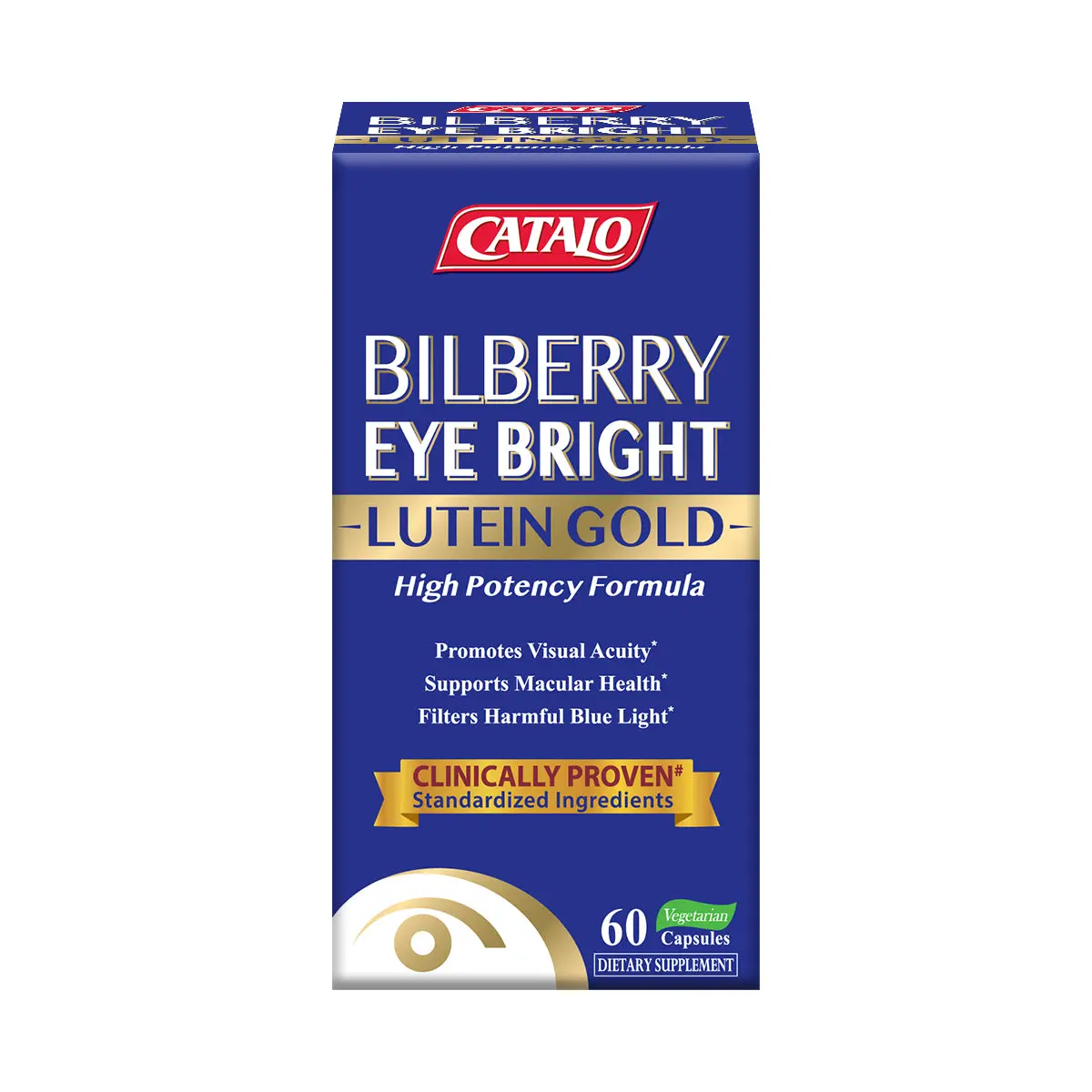 Bilberry Eyebright Lutein Gold - 60 Capsules