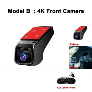 4K 2160P HD WiFi Dashcam, 2K 1600P/1080P Car DVR, 24H Parking Monitor, APP Control Driving Video Recorder for All Vehicles, Vlogging & Outdoor Wireless Surveillance Camera, All Cars, Wifi Capable