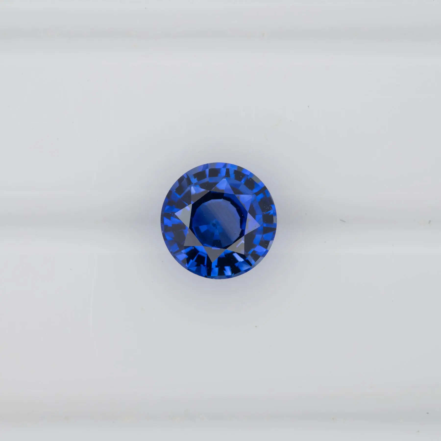 Natural Round Ceylon Blue Sapphire ~0.95ct 6mm – Precious Loose Gemstone for Fine Jewelry